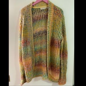 Rainbow Knit Cardigan